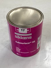 AKZONOBEL SIKKENS AUTOSURFACER HB 3L - RRP £115