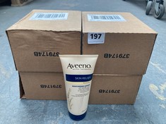 4 X AVEENO SK RELIEF SHEA BUTTER MOISTURISER 6 X 200ML (COLLECTION ONLY)