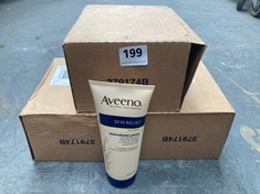 3 X AVEENO SK RELIEF SHEA BUTTER MOISTURISER 6 X 200ML (COLLECTION ONLY)