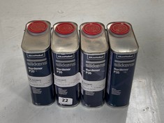 4 X AKZONOBEL SIKKENS HARDENER P35 HARDENR 1L