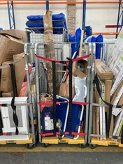 CAGE OF ASSORTED ITEMS TO INCLUDE SPEAR AND JACKSON 8L PRESSURE GARDEN SPRAYER (CAGE NOT INCLUDED) (KERBSIDE PALLET DELIVERY)