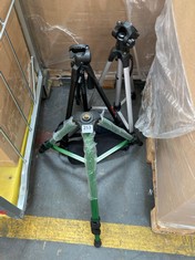 3 X ASSORTED TRIPOD CAMERA STANDS