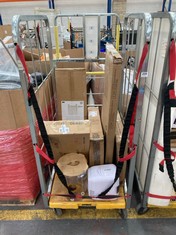 CAGE OF ASSORTED ITEMS TO INCLUDE VIDA DESIGNS CHELSEA RADIATOR COVER (CAGE NOT INCLUDED) (KERBSIDE PALLET DELIVERY)