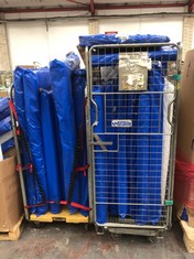 2 CAGES OF ASSORTED COT BEDS TO INCLUDE MOTHER NURTURE ECO FIBRE COT BED MATTRESS 140X70CM (CAGES NOT INCLUDED ) (KERBSIDE PALLET DELIVERY)