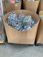 PALLET OF ASSORTED WATER BOTTLES TO INCLUDE EVIAN 500ML NATURAL MINERAL WATER (KERBSIDE PALLET DELIVERY)