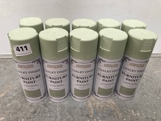 8 X RUSTOLEUM CHALKY FINISH FURNITURE PAINT IN BRAMWELL( COLLECTION ONLY )