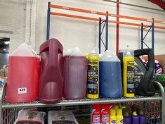 APPROX 14 X ASSORTED LIQUIDS TO INCLUDE PRESTONE SPRAY AND GO RAPID DE-ICER 500ML (COLLECTION ONLY)