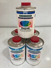 5 X PPG DELTRON PROGRESS GLOBAL REFINISH SYSTEM EXPRESS UHS HARDENER H8216 1L (COLLECTION ONLY)