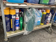 QTY OF ASSORTED LIQUIDS TO INCLUDE HEXEAL SCREEN WASH 5L (COLLECTION ONLY)