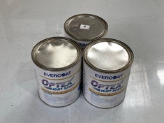 3 X EVERCOAT OPTEX LIGHT SPEED PREMIUM FILLER 3L - ITEM NO. 101490 - TOTAL LOT RRP £219