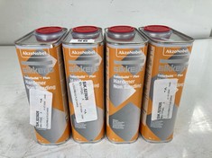 4 X AKZONOBEL SIKKENS COLOURBLIND PLUS HARDENER NON SANDING 1L