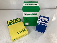 PALLET OF ASSORTED ITEMS TO INCLUDE CROSLAND AIR FILTER - ITEM NO. 502580058 (KERBSIDE PALLET DELIVERY)