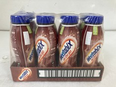 70X WEETABIX ON THE GO CHOCOLATE 250ML BOTTLES BB: 24/04/24 (CAGE NOT INCLUDED) (COLLECTION ONLY)