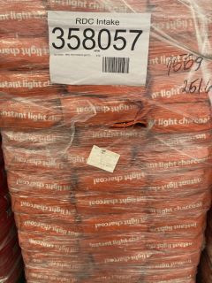 INSTANT LIGHT CHARCOAL 5KG APPROX 96 BAGS £481 RRP