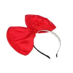 QUANTITY OF ASSORTED ITEMS TO INCLUDE FRCOLOR HUGE BOW HEADBAND FOR WOMEN, LARGE BOW HAIRBAND BOWKNOT HEADBAND BOWKNOT RIBBON HAIR BAND HALLOWEEN HAIR HOOP CHRISTMAS HAIR ACCESSORIES (RED): LOCATION