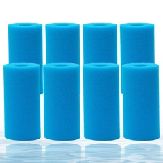 10 X HROZNY FILTER SPONGE TYPE A FOR INTEX, SWIMMING POOL FILTER FOAM SPONGE, REUSABLE POOL FILTER FOAM CARTRIDGE SPONGE COMPATIBLE WITH INTEX 29000E POOL PUMPS.8 PACK - TOTAL RRP £146: LOCATION - RA