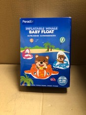 QUANTITY OF ASSORTED ITEMS TO INCLUDE PERADI INFLATABLE WHALE BABY FLOAT: LOCATION - RACK B