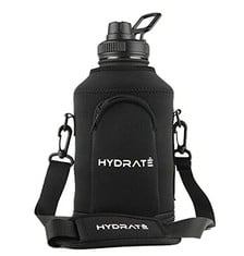 16 X HYDRATE PINK CARRIER SLEEVE ACCESSORY FOR STAINLESS STEEL XL JUG 1.3 LITRE - WITH CARRYING STRAP AND PHONE POUCH - PROTECTIVE AND INSULATING NEOPRENE COVER FOR YOUR WATER BOTTLE - TOTAL RRP £133