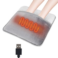 QUANTITY OF ASSORTED ITEMS TO INCLUDE USB FOOT WARMER 30 X 30 CM, WINTER WARM HEATING FOOT HEATED MAT, SOFT FLEECE FOOT MAT, SOFT CARPET PAD FEET HEATER FOR OFFICE HOME: LOCATION - RACK D