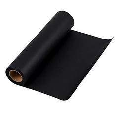 9 X RUSPEPA BLACK KRAFT PAPER ROLL - 30.5 CM X 30 M - RECYCLABLE PAPER PERFECT FOR FOR CRAFTS, ART,SMALL GIFT WRAPPING, PACKING, POSTAL, SHIPPING, DUNNAGE & PARCEL - TOTAL RRP £103: LOCATION - RACK D