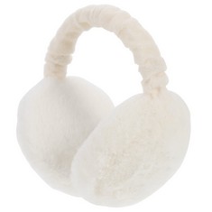 13 X VALICLUD PLUSH EARMUFFS FOR WOMEN WINTER EAR MUFF FOLDABLE FAUX FUR EAR WARMERS EAR COVER WARM EARMUFFS FOR KIDS GIRLS WOMEN (WHITE) - TOTAL RRP £109: LOCATION - RACK E