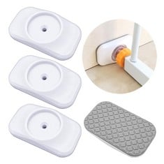 QUANTITY OF ASSORTED ITEMS TO INCLUDE BABY GATE WALL PROTECTOR, 4 PCS WHITE EXTENSION PARTS FOR BABY GATES, PET GATES AND STAIR GATES, DOG GATE WALL PROTECTOR FOR DOORWAYS, PROTECTING DOG GATE DOORWA