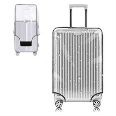 15 X YOTAKO 30 INCH SUITCASE COVER PROTECTORS CLEAR PVC LUGGAGE COVER WATERPROOF TROLLEY SUITCASE PROTECTIVE COVER FOR BUSINESS TRIP DAILY USING(30''(25.80''H X 20.50''L X 13.00''W)) - TOTAL RRP £175