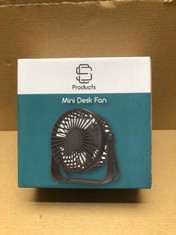 25 X MII DESK FAN RRP £166: LOCATION - RACK F