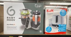 NUK VARIO EXPRESS STEAM BABY BOTTLE ELECTRIC STERILISER & BABYMOOV NUTRIBABY: LOCATION - A RACK