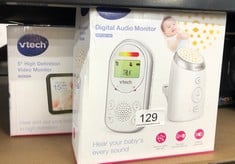 VTECH 5" HIGH DEFINITION VIDEO MONITOR & VTECH AM706-1W BABY MONITOR WITH LONG RANGE, UP TO 1,000FT, AUDIO BABY MONITOR WITH CLEAR SOUND, 2-WAY AUDIO TALK, BABY MONITOR WITH VIBRATING SOUND ALERT, GL