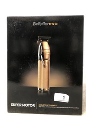 BABYLISS PRO GOLD SUPER MOTOR CORDLESS SKELETON TRIMMER.: LOCATION - A RACK