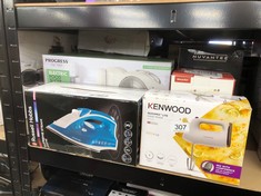 QUANTITY OF ITEMS TO INCLUDE KENWOOD QUICKMIX LITE, LIGHTWEIGHT HAND MIXER TWIN BEATERS WITH SLOW SPEED START, SURE EJECT TOOL, CORD WRAP, HMP10.00WH, 300W MOTOR, DISHWASHER SAFE, WHITE: LOCATION - C