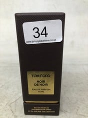 TOM FORD NOIR DE NOIR 50ML EDP SPRAY.: LOCATION - A RACK