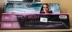 QUANTITY OF ITEMS TO INCLUDE WAHL HOT BRUSH, BARREL HOT HAIRBRUSH, CERAMIC COATED BARREL, ROUND BRUSH FOR WOMEN, HEATED ROUND BRUSH, ADD VOLUME TO HAIR, SMOOTH RESULTS, HAIR STYLING TOOL, 19MM, MULTI