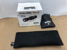 QUANTITY OF RODE ITEMS TO INCLUDE RODE VIDEOMIC ME-C: LOCATION - E RACK