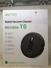 VACTIDY NIMBLE T6 ROBOT VACUUM CLEANER, STRONG SUCTION, AUTOMATIC SELF-CHARGING ROBOTIC VACUUMS, WIFI/ALEXA/APP REMOTE CONTROL ROBOT HOOVER, QUIET SUPER-THIN, FOR PET HAIR, CARPET, HARD FLOOR.: LOCAT