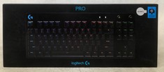 LOGITECH G PRO MECHANICAL GAMING KEYBOARD QWERTZ, ULTRAPORTABLE DESIGN WITHOUT NUMERIC KEYPAD, REMOVABLE MICRO USB CABLE, BACKLIT KEYS, BLACK.: LOCATION - A RACK