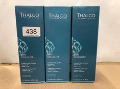 3 X THALGO DEFI CELLULITE COMPLETE CELLULITE CORRECTOR: LOCATION - F RACK