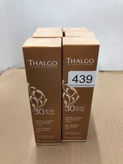 6 X THALGO 30 SPF AGE DEFENCE SUN CREAM: LOCATION - F RACK