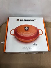 LE CREUSET ENAMELLED CAST IRON BRAISER: LOCATION - F RACK