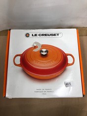 LE CREUSET ENAMELLED CAST IRON BRAISER: LOCATION - F RACK