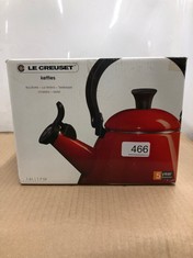 LE CREUSET KONE STOVE-TOP KETTLE WITH WHISTLE, SUITABLE FOR ALL HOB TYPES INCLUDING INDUCTION, ENAMELLED STEEL, CAPACITY: 1.6 L, MERINGUE, 40101027160000, ONE SIZE.: LOCATION - G RACK