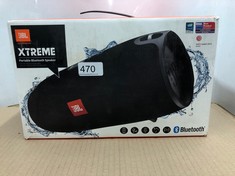 JBL XTREME PORTABLE WIRELESS SPLASHPROOF BLUETOOTH SPEAKER - BLACK: LOCATION - G RACK