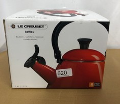 LE CREUSET KONE STOVE-TOP KETTLE WITH WHISTLE, SUITABLE FOR ALL HOB TYPES INCLUDING INDUCTION, ENAMELLED STEEL, CAPACITY: 1.6 L, SHELL PINK, 40101027770000.: LOCATION - G RACK