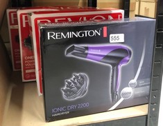 QUANTITY OF ITEMS TO INCLUDE REMINGTON HAIR DRYER IONIC (POWERFUL, FAST PROFESSIONAL STYLING, DIFFUSER, CONCENTRATOR, IONIC CONDITIONING FOR FRIZZ FREE HAIR, 3 HEAT / 2 SPEED SETTINGS, COOL SHOT, 220