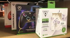 QUANTITY OF ITEMS TO INCLUDE TURTLE BEACH REACT-R CONTROLLER WHITE/PURPLE - XBOX SERIES X|S, XBOX ONE AND PC: LOCATION - H RACK