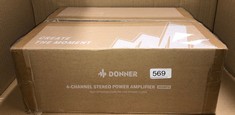 DONNER 4 CHANNEL STEREO POWER AMPLIFIER: LOCATION - H RACK