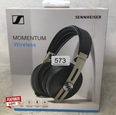 SENNHEISER MOMENTUM WIRELESS M3AEBTXL BLUETOOTH NOISE CANCELLING HEADPHONES + LAFLIFE ORIGINAL 0.5M C TYPE SPARE CHARGING CABLE SET (BLACK). RRP £247: LOCATION - H RACK