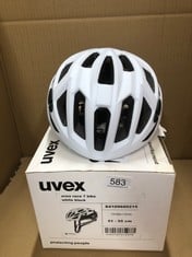 UVEX RACE 7 - SECURE PERFORMANCE BIKE HELMET FOR MEN & WOMEN - INDIVIDUAL FIT - EXTRA IMPACT PROTECTION - WHITE BLACK - 51-55 CM.: LOCATION - H RACK