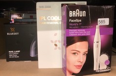 QUANTITY OF ITEMS TO INCLUDE BRAUN SILK-ÉPIL 5 POWER EPILATOR FOR FACE, BODY & LEG, 500 G: LOCATION - H RACK